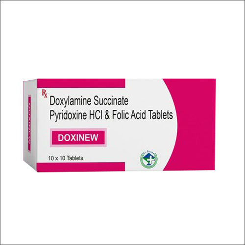 Doxylamine Succinate Pyridoxine Hcl And Folic Acid Tablets