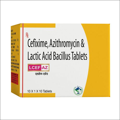 Cefixime Azithromycin and Lactic acid Bacillus Tablets