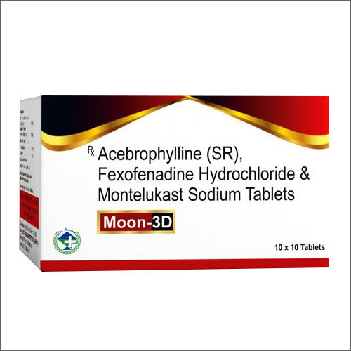 Acebrophylline (Sr) Fexofenadine Hydrochloride And Montelukast Sodium Tablets General Medicines