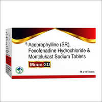 Acebrophylline (SR) Fexofenadine Hydrochloride and Montelukast Sodium Tablets