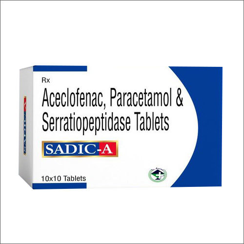 Aceclofenac Paracetamol And Seratiopeptadise Tablets