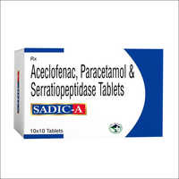 Aceclofenac Paracetamol and Seratiopeptadise Tablets