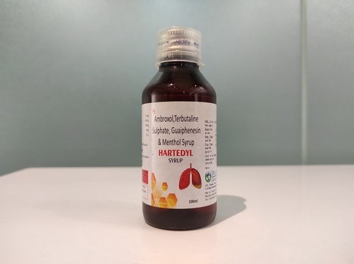 Ambroxol Hydrochloride Terbutaline Sulphate Guaiphenesin And Menthol Syrup General Medicines