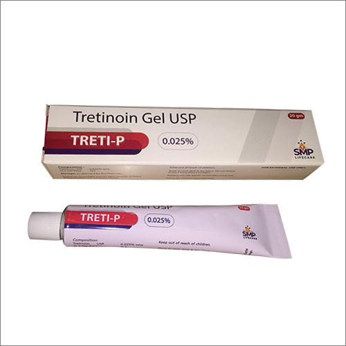 Treti-P Tretinoin Ups Gel Application: Used To Treat Pimple