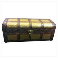 Handicraft Antique Copper Wooden Bangle Box