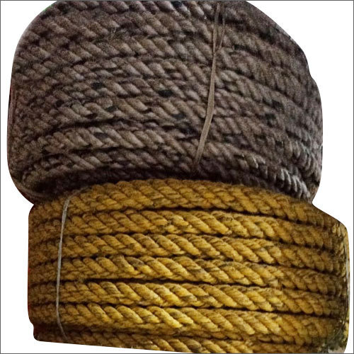 Brown Evans Cordage Manila Flexible Strong Rope Made Of Natural