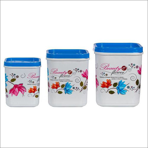 Eco-Friendly 3 Piece Milky Foil Printed Containers