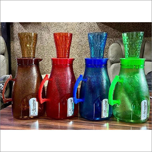 4 Pcs Plastic Morning Jug Set