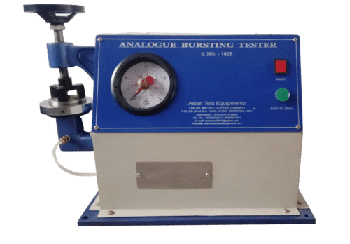 BURSTING STRENGTH TESTER Analogue model (single pressure gauge)