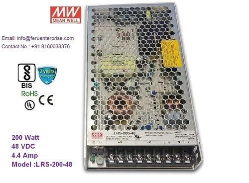 48VDC 4.4A MEANWELL SMPS Power Supply