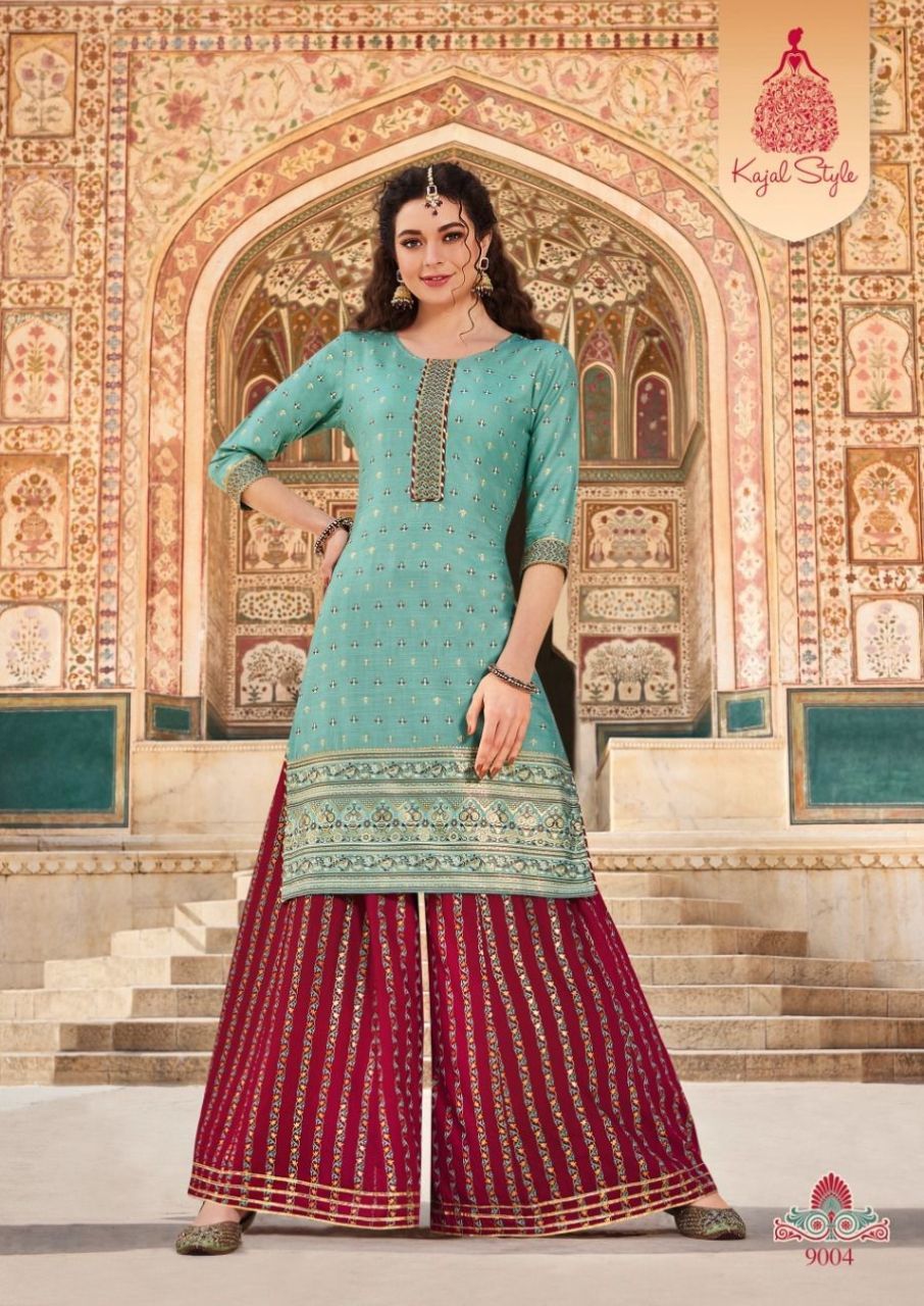 Muslin Silk Thread Kurtis With Pant Dupatta