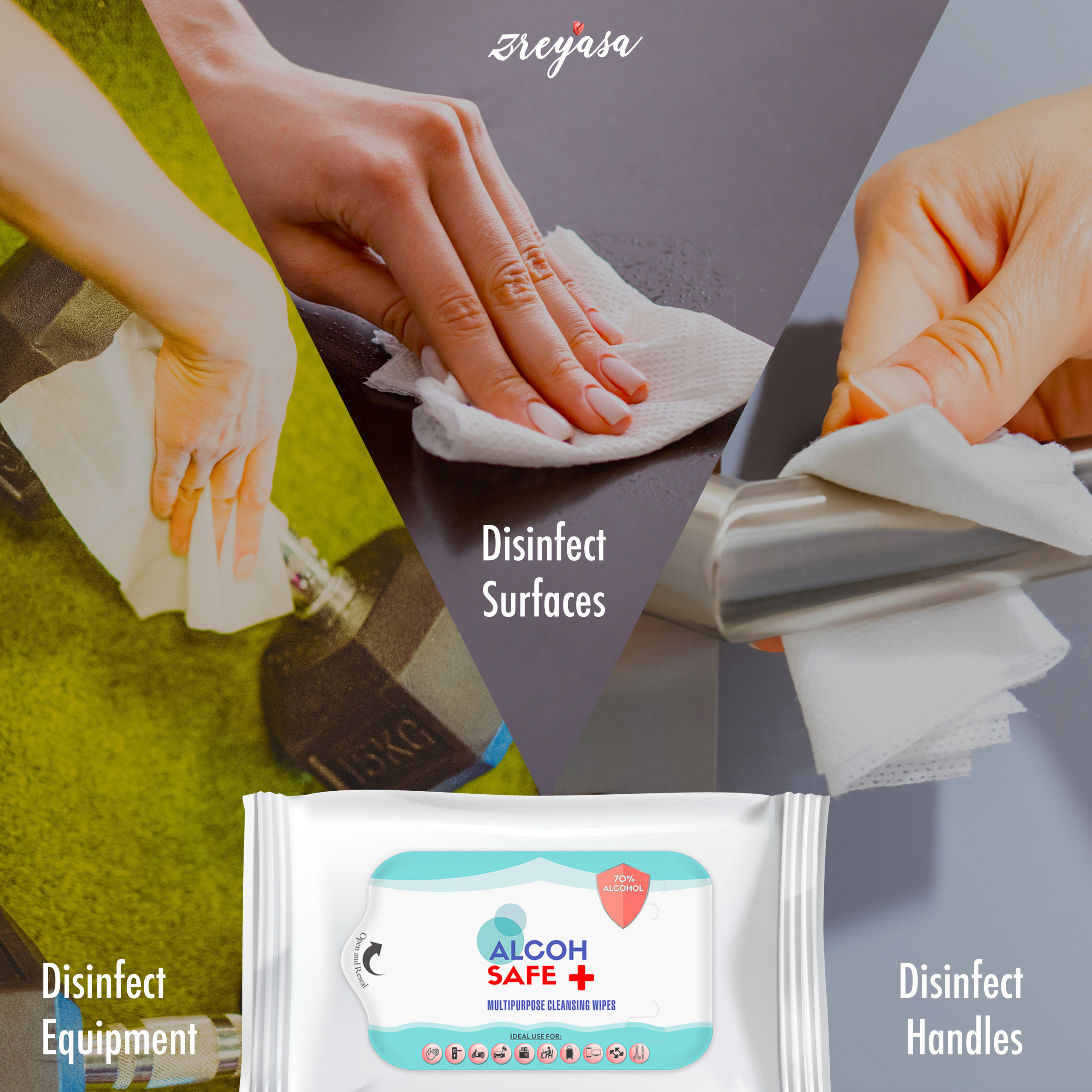 ALCOHSAFE WIPES