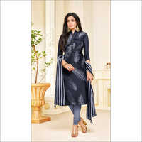 Chanderi Cotton  Silk Blend Printed Salwar Suit