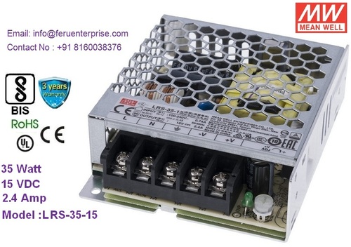 15VDC 2.4A MEANWELL SMPS Power Supply