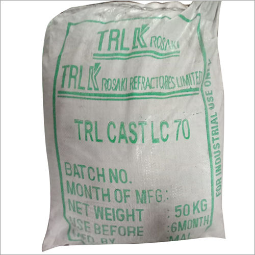 Trl Cast Lc-70 Monolithics And Mortars Application: Refractories