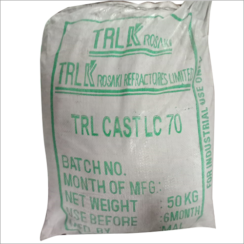 Trl Cast Lc-70 Monolithics Andmortars Application: Refractories