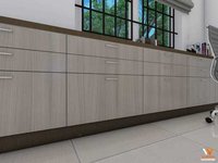 Office Racks - 18mm & 8mm Plywood, Light Beige | Fevicol Sh Adhesive, Ready To Assemble, Durable Storage, Space Saving, Stylish Design