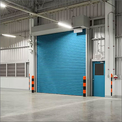 Industrial Rolling Shutter - Galvanized Steel, Customized Size, 10000mm Thickness | Durable Rolling Design for Commercial and Industrial Applications