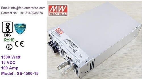 15VDC 100A MEANWELL SMPS Power Supply