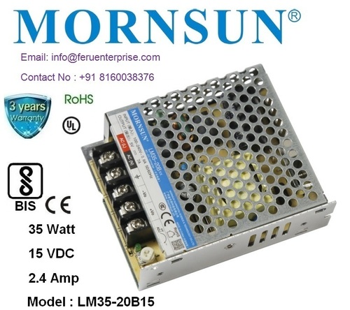 15VDC 2.4A MORNSUN SMPS Power Supply