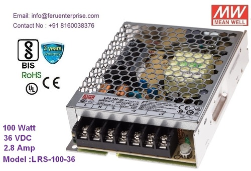 36VDC 2.5A MEANWELL SMPS Power Supply