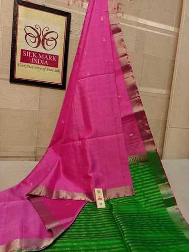 Pure Silk Handloom With Aravata Budda