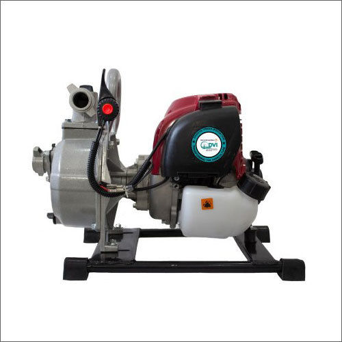 1 Inch 35Cc 4 Stroke Portable Petrol Water Pump - Color: Grey