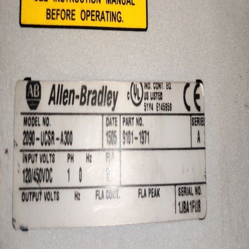 ALLEN BRADLEY 2098-DSD-020X-DN ULTRA3000 DIGITAL SERVO DRIVE