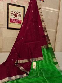 Soft Pure Silk Handloom With Aratava Budda