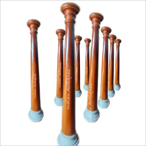 Polished Decorative Wooden Pillar