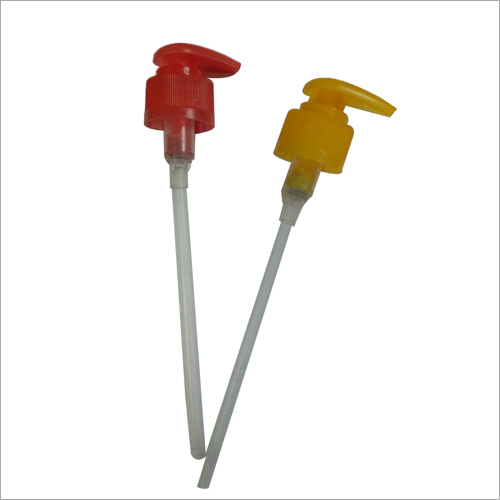 Color Head Dispenser Pump - Plastic Material Multiple Sizes Available | Easy Squeeze Multicolor Design Recyclable Usage for Cosmetics and Household Chemicals