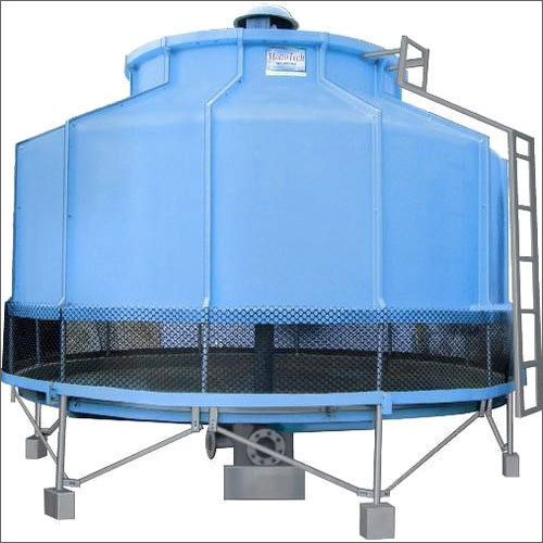 Blue Round Bottle Type Cooling Tower