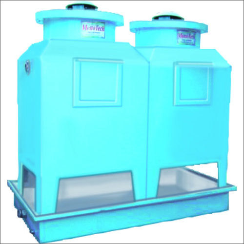 Industrial Blue Double Deck Cooling Tower