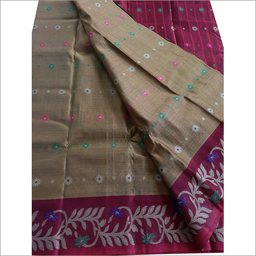 Slice of Bengal Latest Design Handloom Pure Cotton Taant Tant Tangail Saree  Sari for Women.