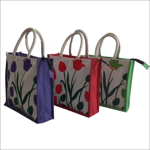 Laminated Jute Shopping Bag