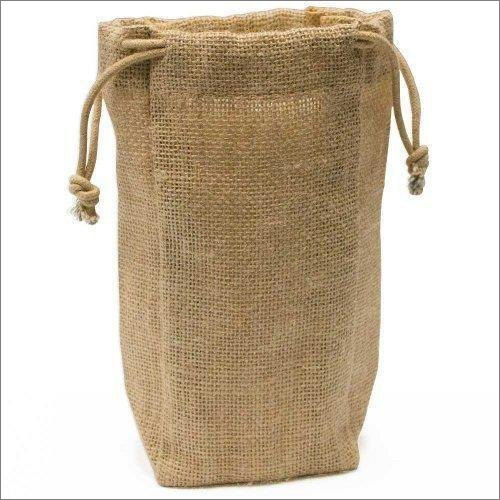 Jute Drawstring Pouch Bag