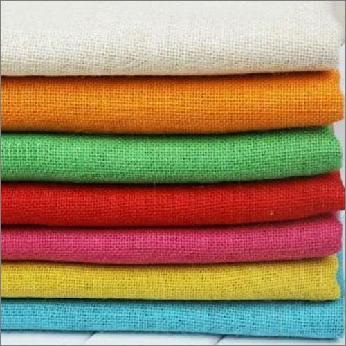 Multicolor 14 X 15 Inch Way Colored Non Laminated Jute Fabric