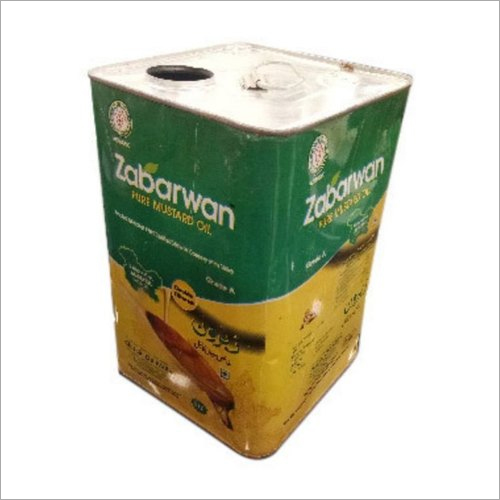 Printed Mustard Oil Tin Container