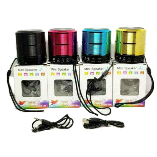 Multicolor Portable Bluetooth Speaker