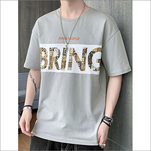Mens Cotton And Lycra T-Shirt
