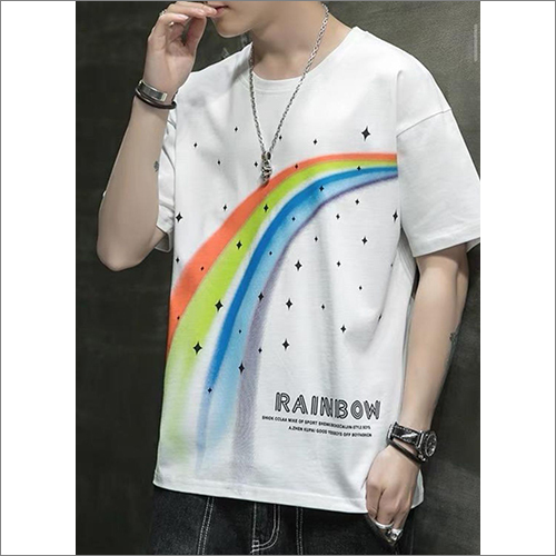 Mens Printed Cotton T-Shirt