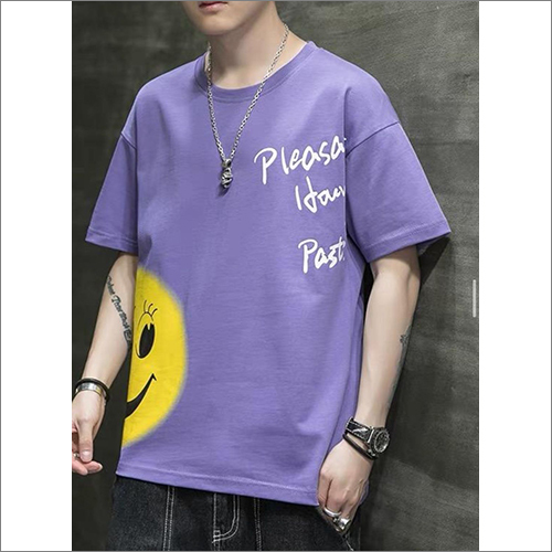 Mens Round Neck Regular Fit T-Shirt