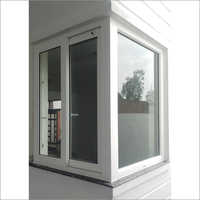 UPVC White Corner Window