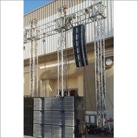 Throw Line Array Speaker Setup System