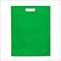 D Cut Green Non Woven Bag