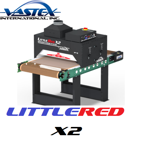 Vastex LittleRed X2 Mid-Level Dual Heater Infrared Conveyor Dryer