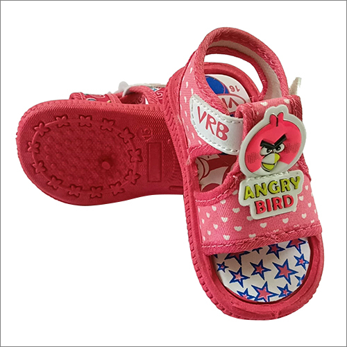 Kids Pink And White Sandal