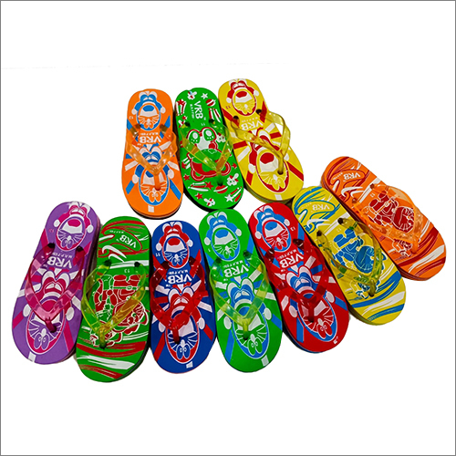 Rubber Multicolor Kids Fancy Slipper