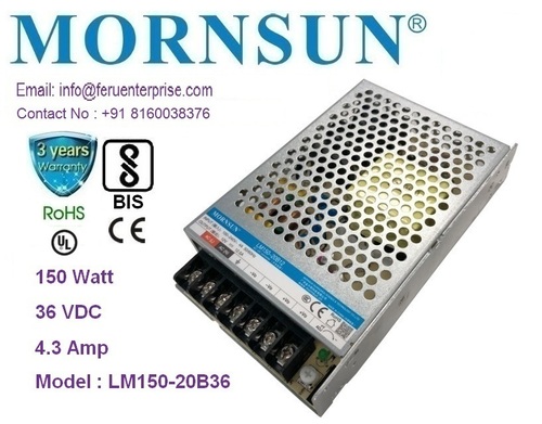 36VDC 4.3A MORNSUN SMPS Power Supply