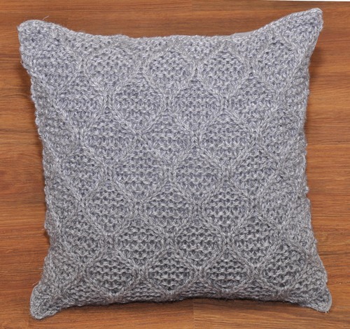 Designer Knitted Cushion